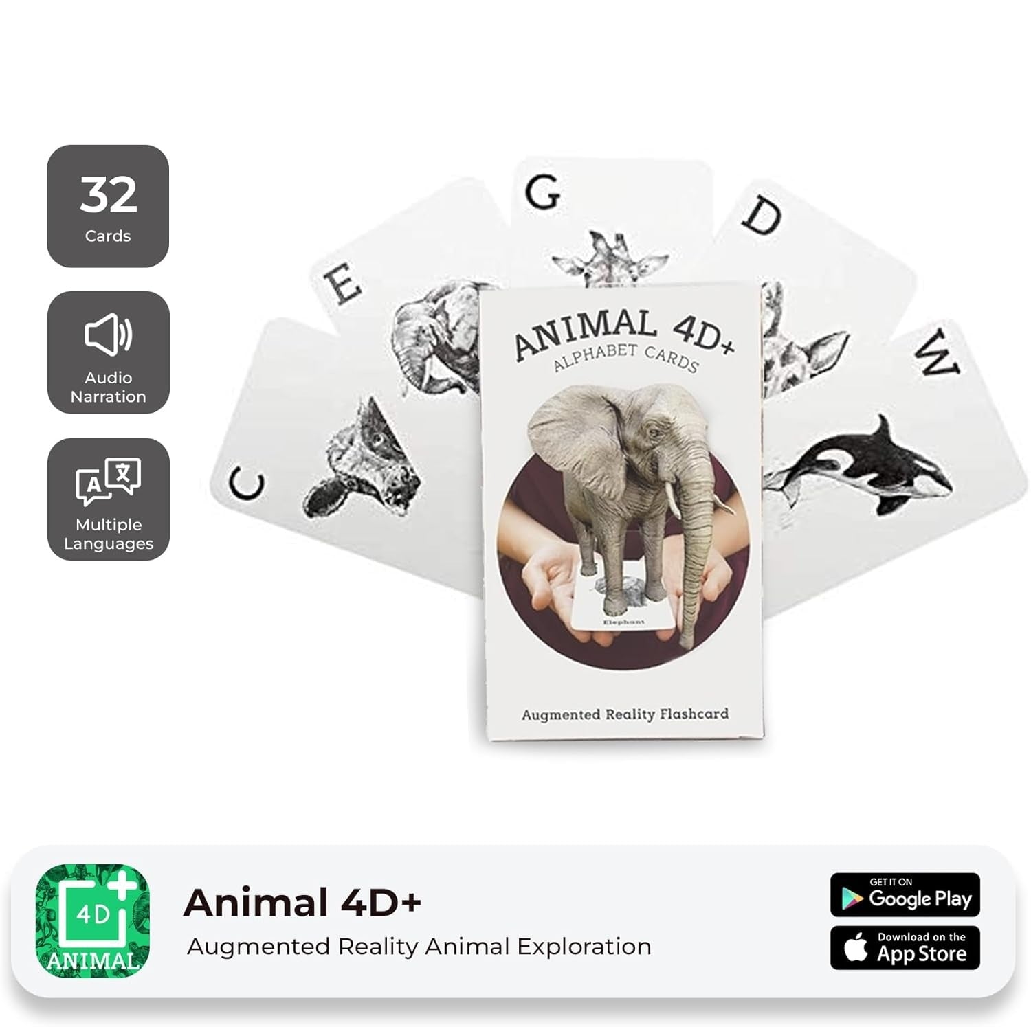 🦁 Animals 4D+ — ¡Aprender nunca fue tan divertido!
